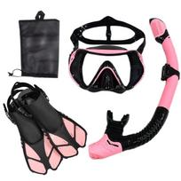 Diving Mask, Snorkel, and Fin Set L/XL (42-45)