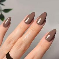 French Fake Nials Long Migdol Press on Nails Manikiūras Nagų patarimai moterims JP2999