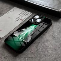 P-Palaces telefono dėklas IPhone 16 Pro Max 14 17 Air 12 15 11 13 Mini X XR XS Max SE stiklinis dangtelis iPhone11Pro gray
