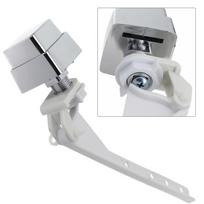 Toilet Flush Lever Handle Side Push Button Toilet Tank Handle Replacement Universal Flush Side Wrench Switch Square Side Button China Mainland