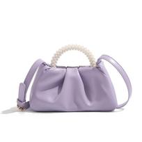 Fashi Pearl Handle Women Dinner Clutch Purse Handbags Luxury Design Ladies Square Shoulder Bags Female Small Messenger Bag sac