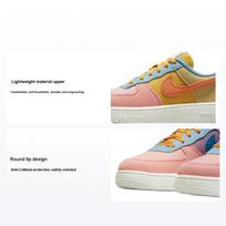 Nike Air Force 1 Low 07 LV8 Next Nature PS Sun Club - Multi Kids Sneakers Multi-Color Sanded-Gold Wheatgrass DM1008-700 31 brown