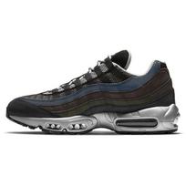 Nike Air Max 95 Premium Rainbow 3M Men Sneakers Black Game-Royal University-Red DH8075-001 40.5
