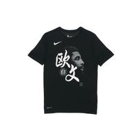 Nike NBA Kyrie Brooklyn Global Game Printed Basketball Quick-Dry Short Sleeve T-Shirt Men Tops Black CZ4129-010 M
