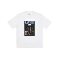 Palace X Slap Magazine Co-Branded Mag Cover T-Shirt With Classic Portrait Print Unisex Tops White P20TS264 S