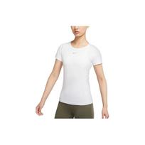 Nike Dri-Fit Adv Aura Casual Sports Breathable Slim Fit Solid Color Logo Short Sleeve T-Shirt Women T-Shirt White DD0589-100 L