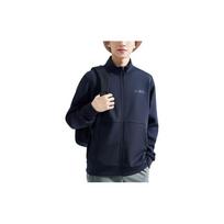 Anta Plain Zip Long Sleeve Hoodie Men hoodies Black 952337708-3 M