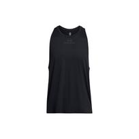 Under Armour UA Vanish Letter Logo Print Lightweight Elastic Breathable Crew Neck Sleeveless Tank Top Men Tops Black 1382802-001 XL black