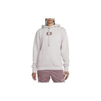Nike Sabrina Fleece Basketball Hoodie Solid Color Pullover Fitted Long Sleeve Sweatshirt Unisex hoodies Purple FJ4449-019 S white