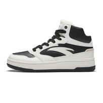 Anta Life Series Zero Feel Minimalist Versatile Non-Slip Durable Mid-Top Sneakers Men Sneakers Black White 912448083-1 39