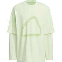 Adidas Future Style Long-Sleeve Top Men Tops Lime-Green JD3239 2XL