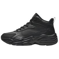 Anta Planet Fleece Comfortable Fashion Non-Slip Warm High-Top Casual Shoes Women Casual Shoes Gray Black 122448956-5 38.5