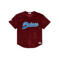Palace Cord Baseball Jersey Burgundy Men Tops Red P23ES012 M