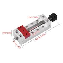 Drill Press Vise, 0-2.56 Clamping Range for Crafts, Jewelry Making, Modeling and Repairs,   Aluminum Small Vise for Small Projects