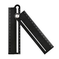 30cm Angles Measure Drafting Tool Aluminum Angles Ruler Folding Geometric Drawing Protractor Multifunction Drawing Tool 1