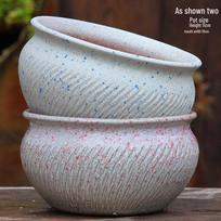 Large Handmade Ceramic Pot for Succulents, Orchids, and Bougainvillea Large Ceramic rožinė