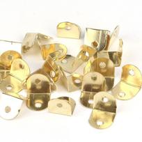 100 Pcs Metal Stainless Angle Bracket Small Furniture Connecting Parts L Shape Corner Repair Brace L Shape Corner Joint Brace