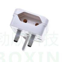 UK to EU Adapter Plug BS-5732, 3A/5A/13A Fuse, Large Pin balta