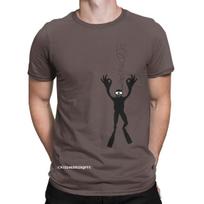 Ok Diver Dive Scuba Diving T Shirts Men's Cotton Funny T-Shirts Harajuku Tees Graphic Alternative Clothing Camisas S įvairiaspalvis