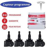 TPMS Tyre Pressure Sensor - TESLA Model S/3/X (2014-2020) - Pre-programmed - 433 MHz - Black juoda