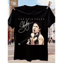 Shakin' Stevens  Shaky The Epic Years  Vintage Tee - Retro Iconic Signature Print, Soft Breathable T-Shirt Suitable for Concerts & Casual Wear - S juoda