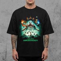 Avatar The Last Airbender Season 2 Netflix Poster Graphic Unisex Black T-Shirt S