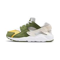 Stussy x Nike Air Huarache LE PS Dark Olive 2021 Kids Sneakers Green White Pale-Ivory DH3324-300 31