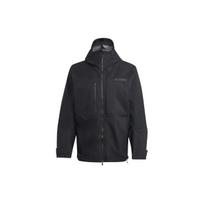 Adidas SS23 Solid Color Zip Hoodie Jacket Men Outerwear Black HN2921 L