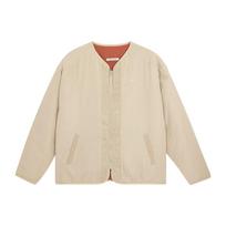 Puma MMQ LW paminkštinta apverčiama striukė unisex viršutiniai drabužiai, paskrudinti migdolai 623045-88 S beige