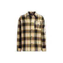 Adidas Neo Embroidered Logo Check Stripe Print Single-Breasted Jacket Men Jacket Deep-Yellow IA6824 M