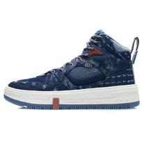 Li-Ning Domain High-Top Skate Shoes Men Skate Shoes Lime-Blue AGCR431-5 39⅔