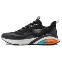 Li-Ning Misty Cloud Fabric Shock Absorbing Low Top Running Shoes Men sneakers Black White ARST059-5 41⅔ black