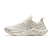 Anta Lightweight Breathable Shock Absorbing Durable Low Top Running Shoes Women sneaker Beige 922425509-1 38.5 white