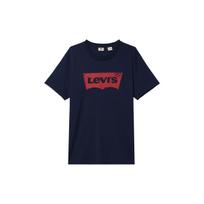 Levis Letter Logo Printed Round Neck Short Sleeve T-Shirt Men Tops Navy-Blue A9224-0002 M