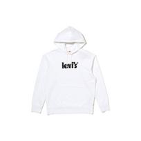 Levis FW22 Solid Logo Print Hoodie Men hoodies White 38479-0078 M