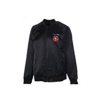 Adidas Neo X Disney Mickey Print Satin Sports Cotton Jacket Women Jacket Black GE7766 XL