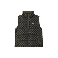 Vans Reversible Zip-Up Stand Collar Down Vest Unisex Vests Green VN00090TKCZ S