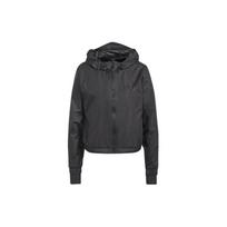 Adidas Solid Color Logo Zip-Up Hoodie Women jackets Black H59070 L