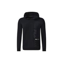FILA Athletics Basic Logo Casual Sports Knit Hoodie Men hoodies Deep-Black A11M231211F-BK XXXL black