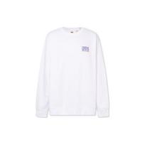 Levis Loose Fit Crew Neck Pullover Long Sleeve Sweatshirt Men sweatshirt White 38712-0072 S