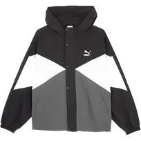Puma Spalvota striukė su gobtuvu ilgomis rankovėmis Vyriška striukė juoda 628202-01 S black