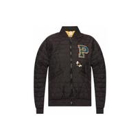 Puma Logo Zip Collar Long Sleeve Jacket Women jackets Black 595234-01 XS black