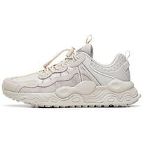 Anta Shock Absorbing Non-Slip Low-Top Running Shoes Men Sneakers Gray 912035580-1 40 white