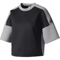 Adidas Zne Ss Crew Rec Comfortable Soft Round Neck Short Sleeve T-Shirt Women T-Shirts Black B45503 L