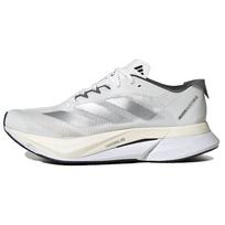 adidas  Adizero Boston 12 White Silver Metallic Women Sneakers Cloud-White Grey-Five ID6899 42⅔