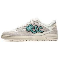 Li Ning Skateboard Series We Wu Pros Minimalist Versatile Shock Absorbing Durable Low Top Skate Shoes Women Sneaker Off-White AEPT022-1 35⅔