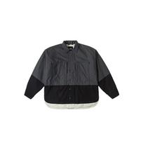 Vans Tdc Tokyo Design Collective Color Block Design Loose Fashion Long Sleeve Jacket Unisex Jacket Gray Black VN000H2J1O7 XXL