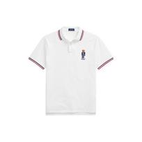 Polo Ralph Lauren Color Block Striped Logo Embroidered Casual Short Sleeve Polo Shirt Men tops White MNPOKNI1N822440-100 XL