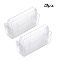 50/100pcs Money Card Holder With Sticker Plastic Dome Lip Balm Waterproof Clear Cash Pouch DIY Gift for Graduation Christmas