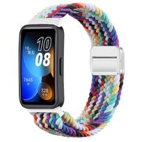 Magnetinis Nailoninis Dirželis Huawei Watch 10/9/8, Spalvingas Pintas Sportinis Dirželis Huawei Band 10/9/8 Išmaniajam Laikrodžiui, Elastinga Apyrankė For Huawei band 8